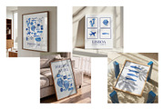 Portugal Blue & White Watercolor, a Decorative Illustration by ElicoelhoDesign Shop (Thumbnail 5 of 5)
