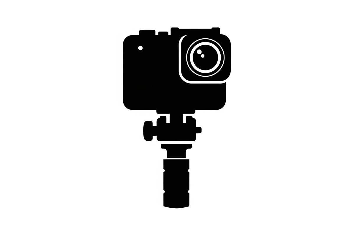 60 Action Camera Silhouette Icon, an Illustration by Artivon (Photo 56 of 61)