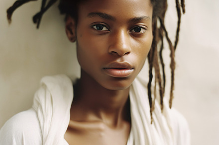 Portrait of Elegant African Woman, a Beauty & Fashion Photo by Iconogenic