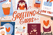 Valentines day cads PART 1, an Animal Illustration by Ruslana Lubenets (Thumbnail 1 of 7)