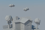 Low Poly House 4, an Architecture 3D Model by XYZ Space (Thumbnail 5 of 5)