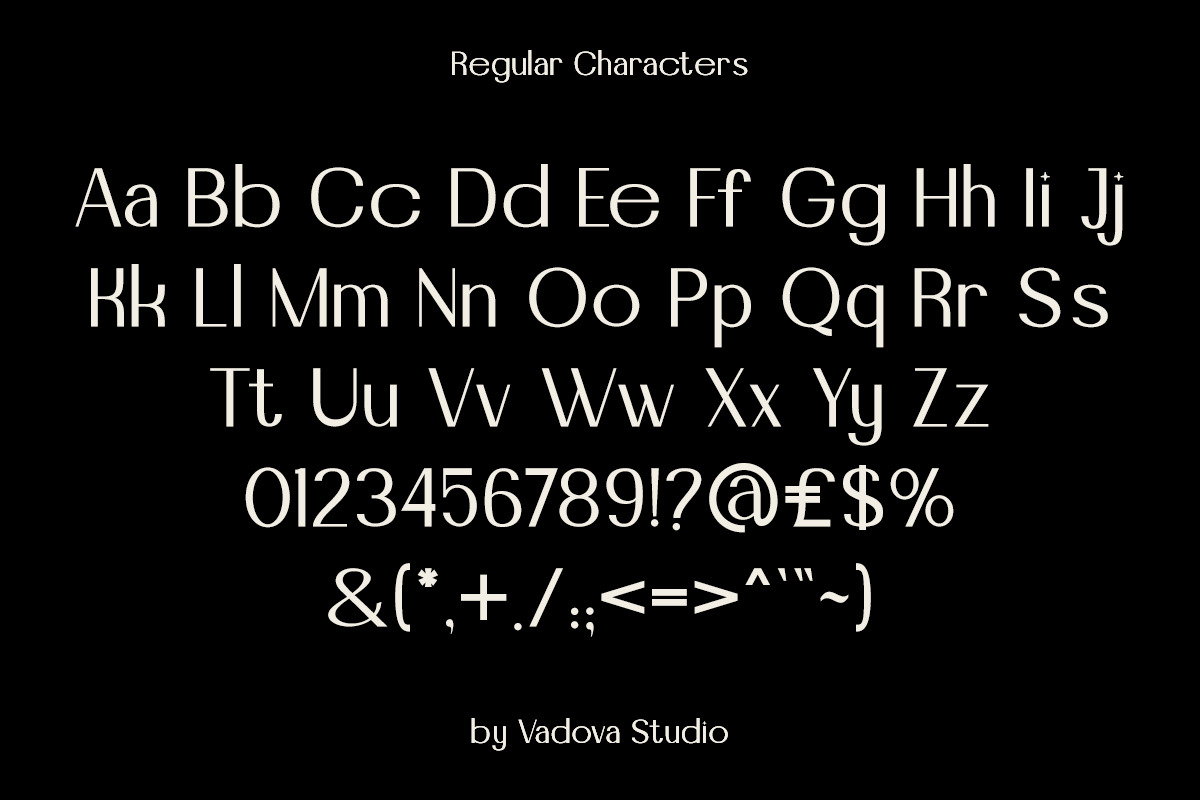 Danyelle Elegant Modern Sans Font, a Sans Serif Font by Vadovastd (Photo 2 of 8)