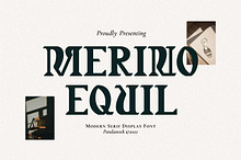 Merino Equil - Modern Serif Font