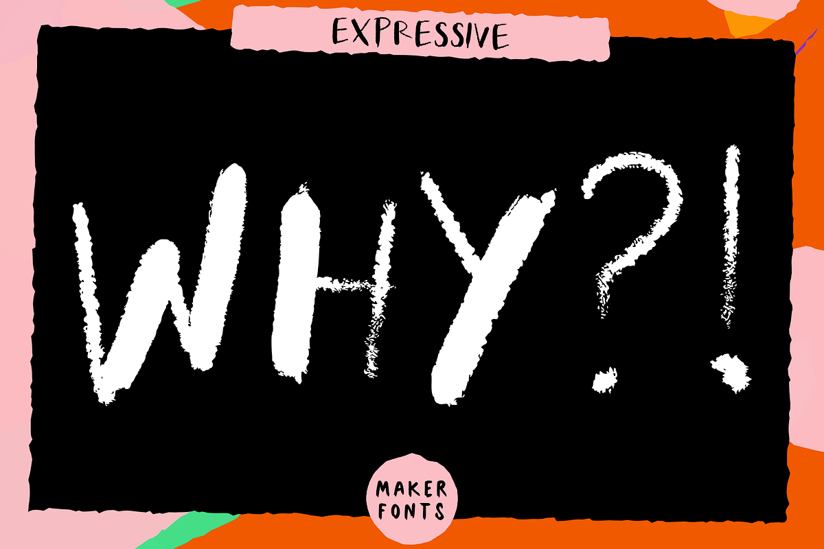 Grouchy Marks Handmade Font, a Handwritten Font by Maker Fonts (Photo 3 of 13)