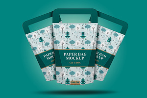 Gift Paper Bag Mockups