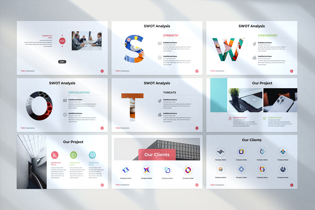 TUBA PowerPoint Template, a Presentation Template by WhiteGraphic (Photo 11 of 16)