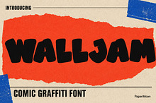 WallJam - Comic Graffiti Font Duo