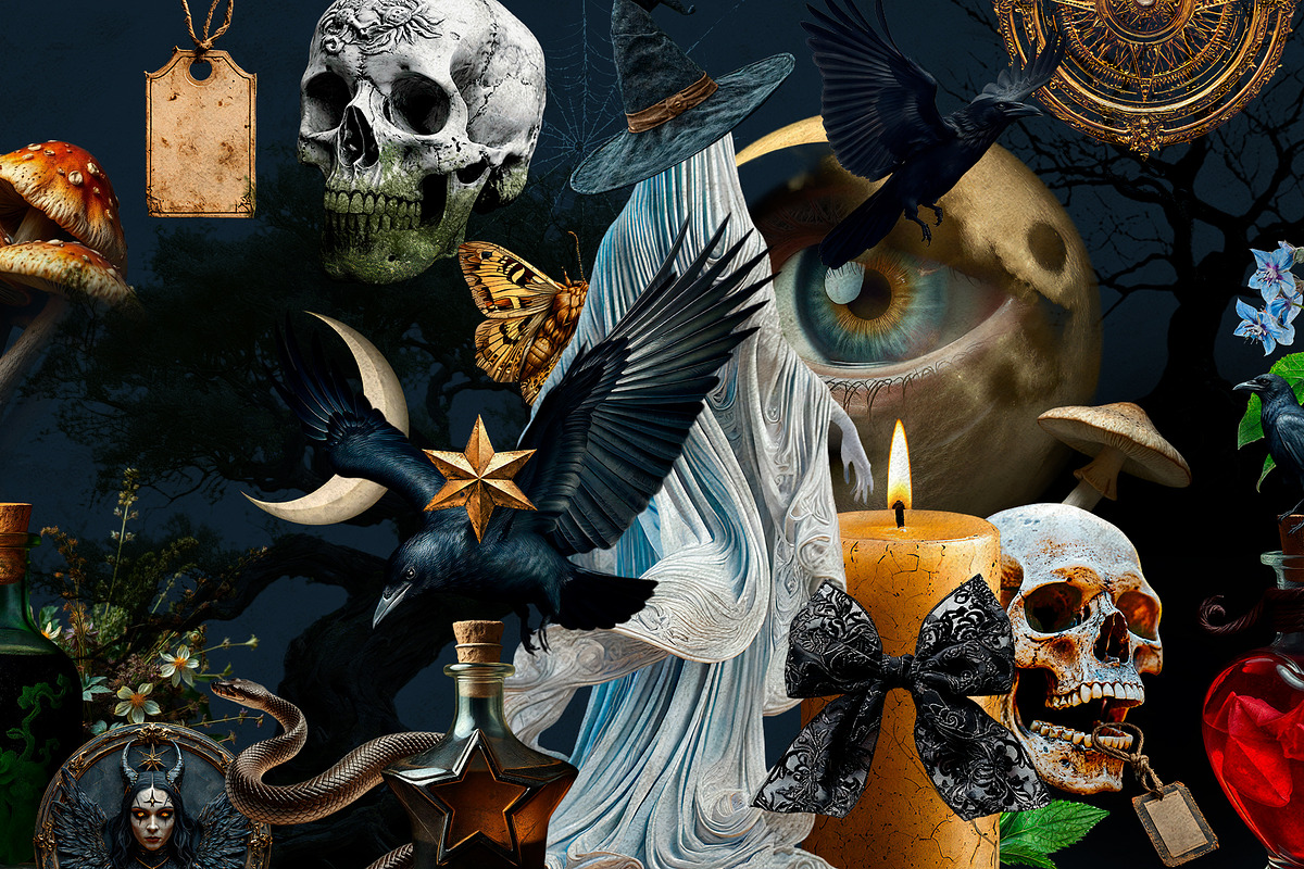 The Witch's Tale Mystical Collage, an Object Graphic by Anna Babich (Photo 8 of 9)