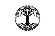 Tree of Life Circle SVG Bundle, an Illustration by Gfx_Store (Thumbnail 8 of 50)