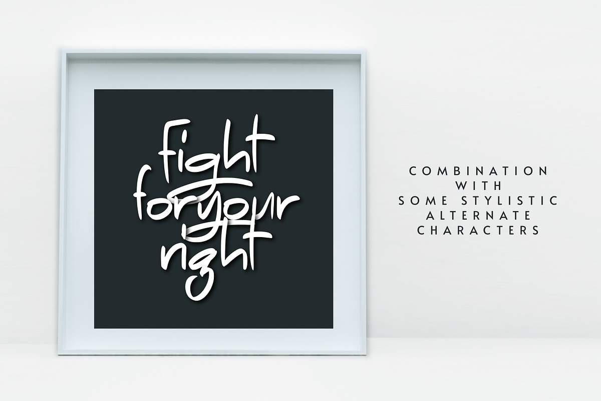 Hegora - Handcrafted Font, a Font by Inspiratype (Photo 3 of 5)