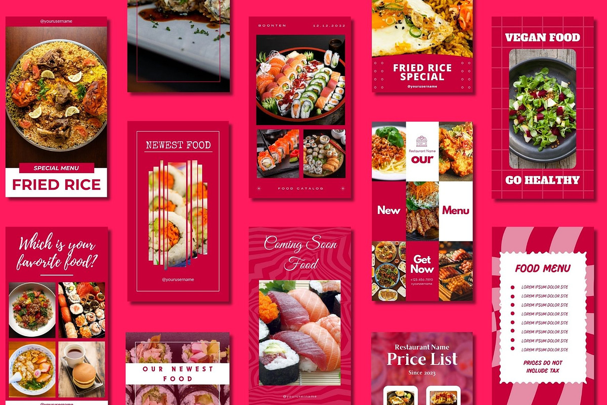 Food Blogger Story Canva Templates, a Templates & Theme by BoontenStudio (Photo 4 of 8)