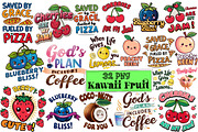 Kawaii Fruit Sublimation, an Illustration by Wow Magic (Thumbnail 1 of 4)