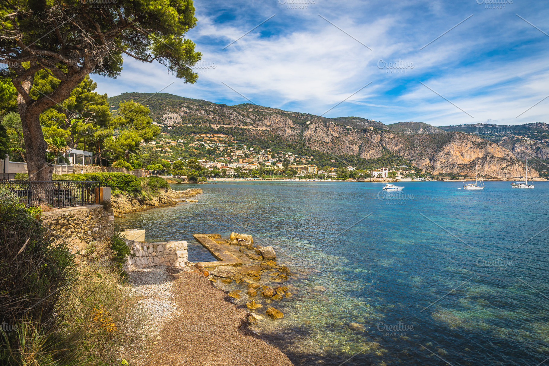 Saint-Jean-Cap-Ferrat resort, France, a Nature Photo by Alpine Dreams