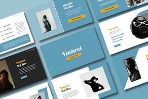 Ventural Fashion Unique PowerPoint, a Presentation Template by Overcloud