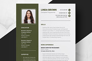 Computer Programmer CV Design, a Resume Template by ResumeInventor (Thumbnail 1 of 6)