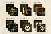 The Naturalist Social Media Bundle, a Social Media Template by The Flossy Finch (Thumbnail 14 of 22)