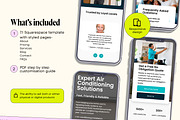 HVAC Squarespace Website Template, a Squarespace Template by Template Twist Shop (Thumbnail 3 of 9)