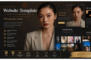 Art Photography Dreamweaver Template, a HTML Template by Creative House