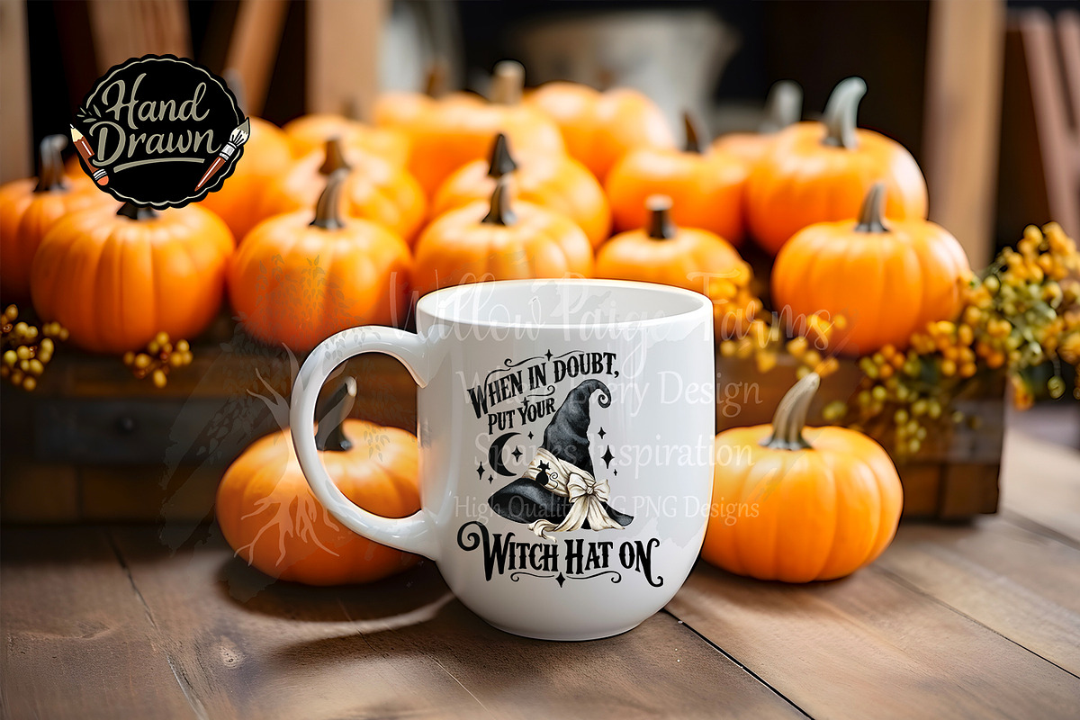When in Doubt Put Your Witch Hat On, a Seasonal Illustration by Willow Paige Farms (Photo 3 of 11)