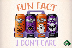 Fun Fact I Don’t Care Spooky Drinks, an Icon by Craft Nest
