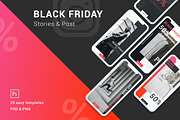 Black Friday - social media, a Social Media Template by Digital Breath templates (Thumbnail 1 of 6)
