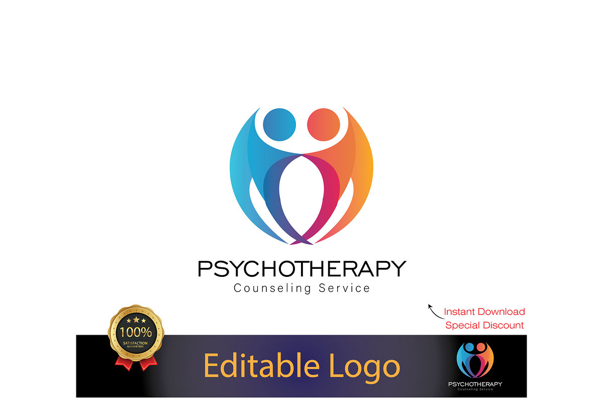 Modern Psychotherapy Logo Design