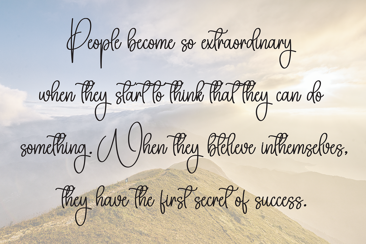 Anniversary | Script Font, a Handwritten Font by Scratchones (Photo 6 of 8)