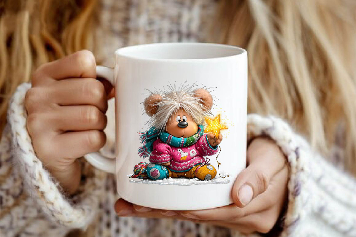Whimsical Christmas Teddy Bear, a Seasonal Illustration by fashionaddict (Photo 7 of 7)