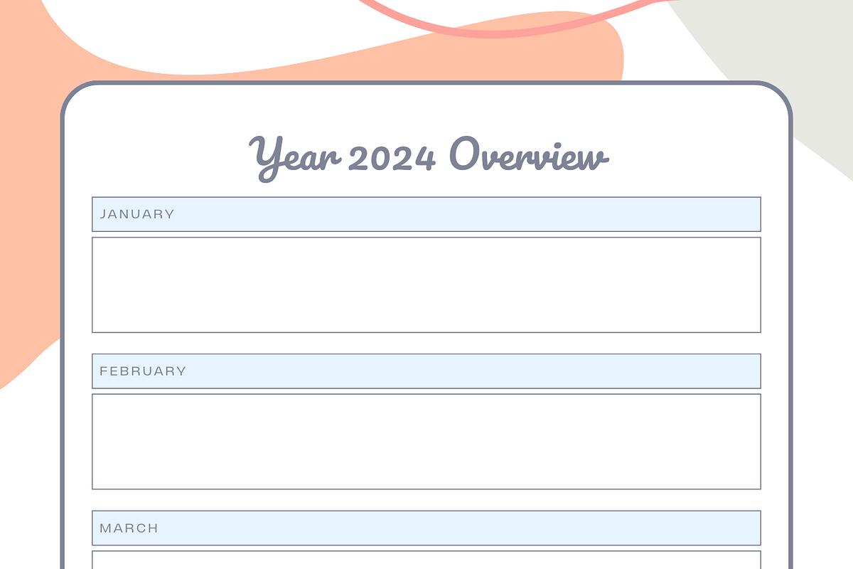 Teacher's Planner and Journal 2024, a Stationery Template by GloriousMotive (Photo 4 of 7)