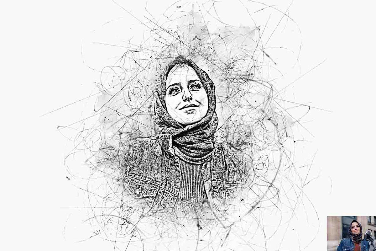 Faster Sketch Effect Ps Action, an Action Add-On by Studio Retouch (Photo 27 of 34)