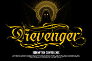 Berga Mont Typeface, a Blackletter Font by alit design (Thumbnail 2 of 17)