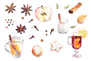 Watercolor Christmas collection, a Food Illustration by airdynamic (Thumbnail 2 of 5)