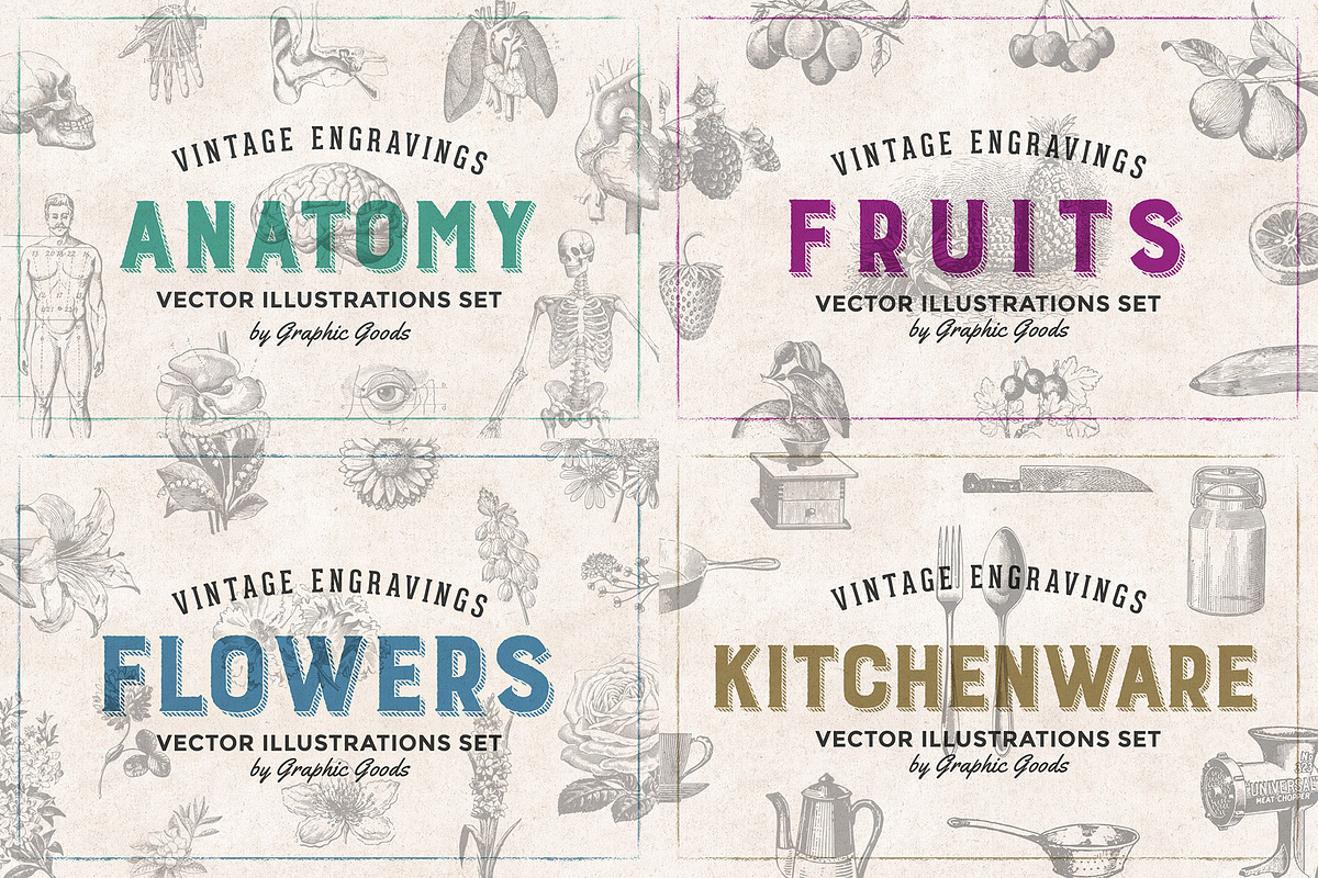 Vintage Illustration Bundle 80% OFF, an Object Graphic by Graphic Goods (Photo 9 of 10)