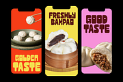 Paobun - Bold Food Branding Font, a Sans Serif Font by Pekotype (Thumbnail 11 of 15)