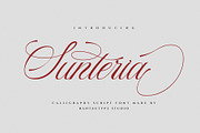 Rastrina Calligraphy Script Font, a Script Font by RantautypeStudio (Thumbnail 2 of 16)
