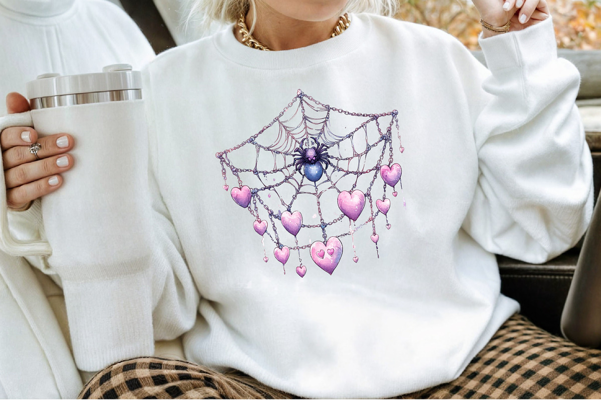Pastel Goth Halloween Clipart, an Illustration by Sublimation Artist (Photo 4 of 6)