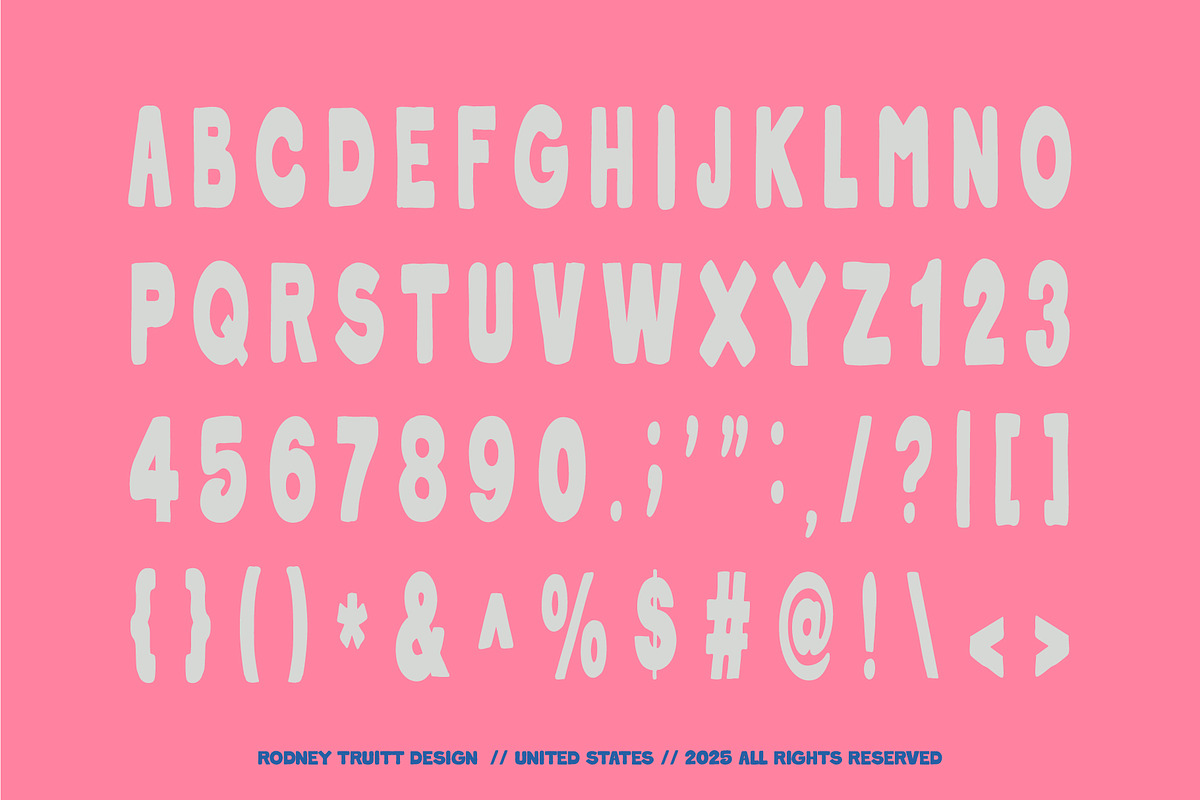 RT Humdinger, a Font by Rodney Truitt Jr (Photo 8 of 12)