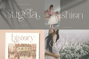 Stylish & Elegant Serif Font Bundle