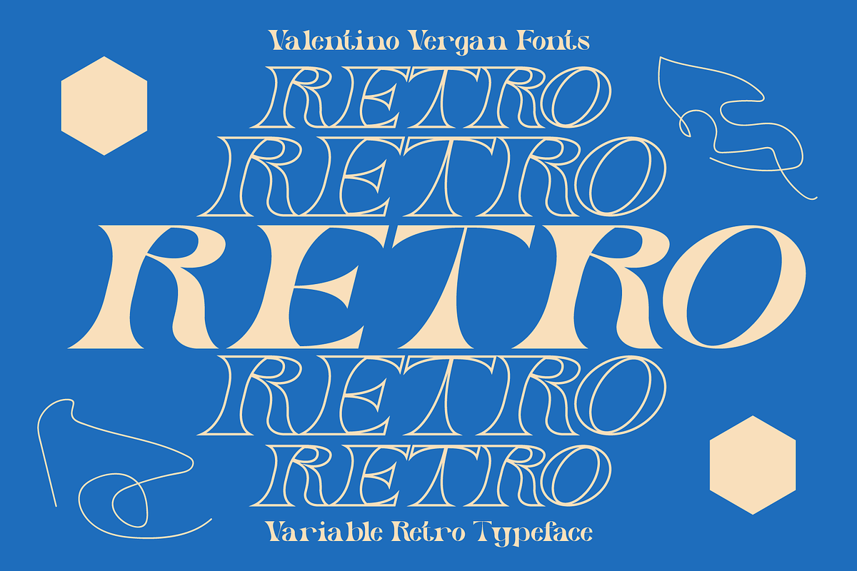 Pask - Variable Retro Font Family, a Serif Font by Valentino Vergan (Photo 3 of 9)