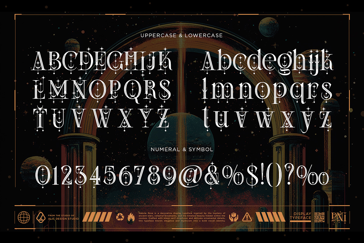 Starust Typeface, a Serif Font by alit design