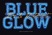 True Neon - Blue Futuristic Font, a Font by AndrewPixelType (Thumbnail 5 of 8)