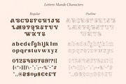 Lettero Mande - Playful Retro Font, a Serif Font by Dharmas Studio (Thumbnail 15 of 15)