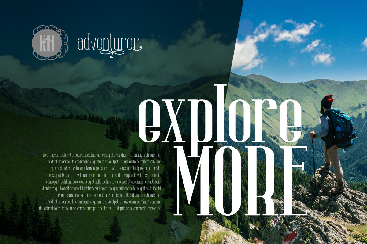 The Lingke - Modern Serif Font, a Serif Font by Afkari Studio (Photo 7 of 14)