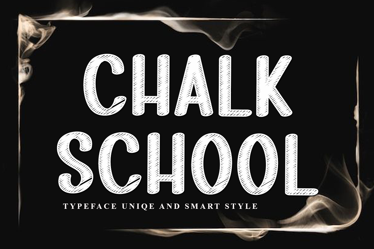 Chalk School, a Script Font by FreshTypeINK (Photo 1 of 8)