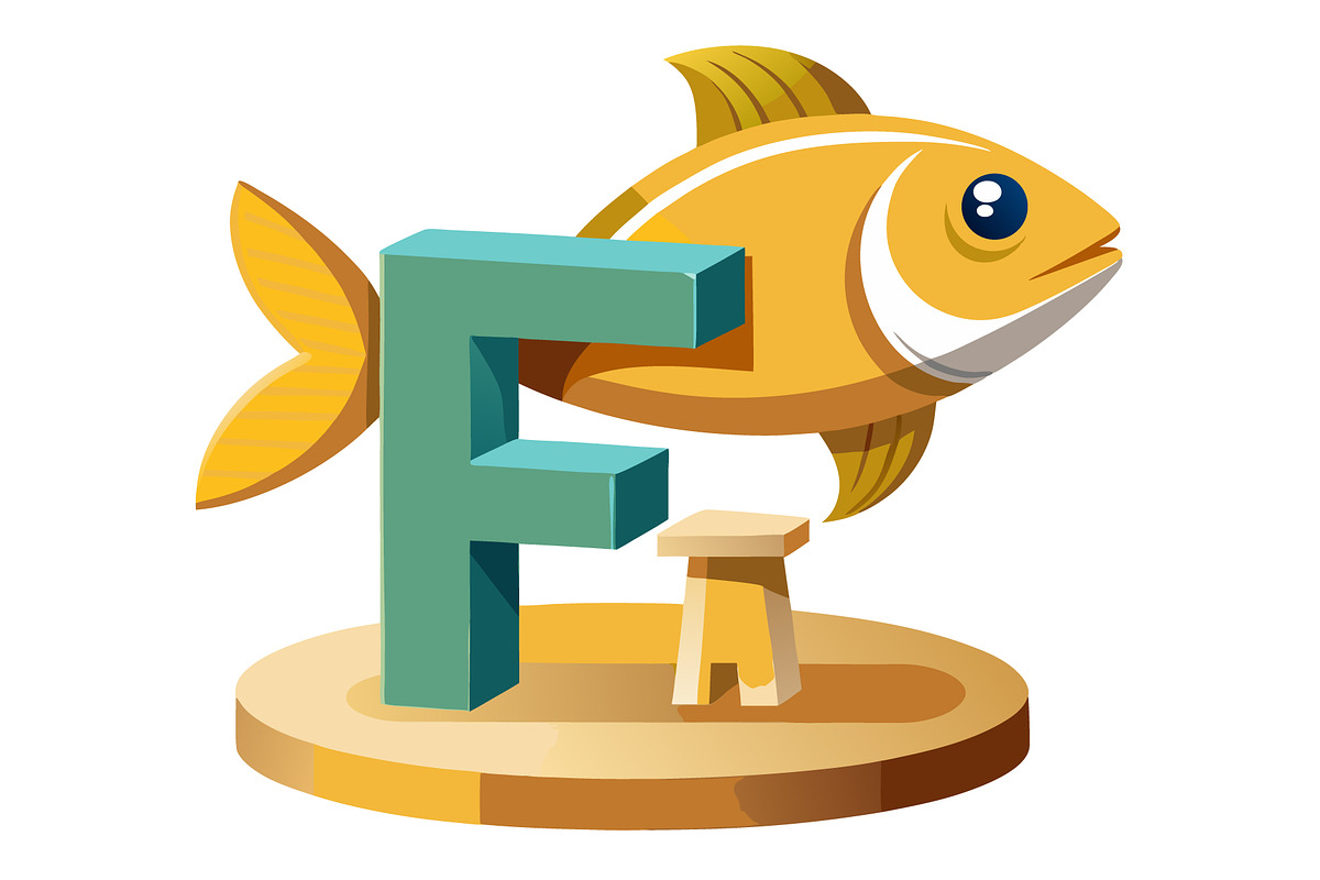 A-Z 3D Alphabet with Cute Character, a Graphic by Creative_View (Photo 17 of 28)