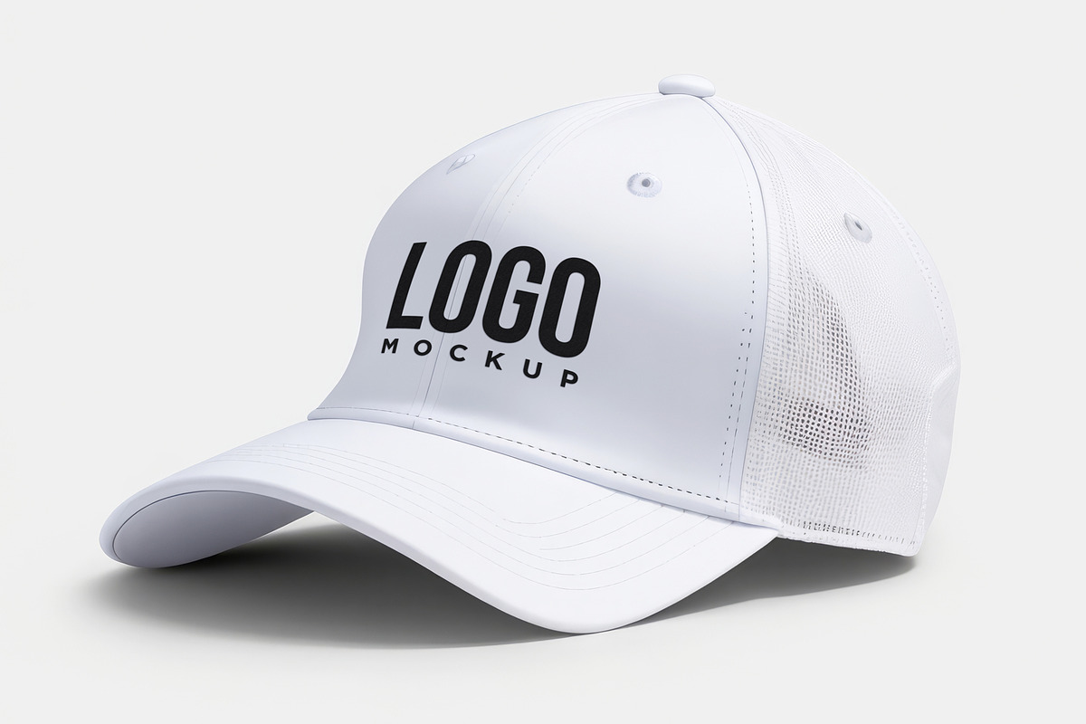 Baseball cap logo design mockup PSD, a Hat Mockup by Creativeadi