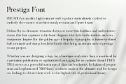 Prestiga | Elegant & Modern Display, a Serif Font by OWPictures (Thumbnail 7 of 8)