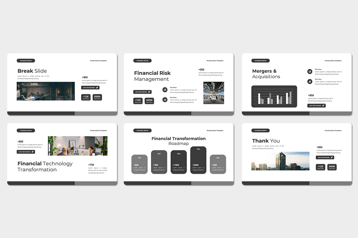 Strategic Finance - Keynote Template, a Presentation Template by Iqsiart Studio (Photo 3 of 3)
