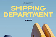 Shipping Department Extended Font, a Font by Noah Shreve (Thumbnail 1 of 3)