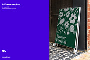 A-frame Mockup, a Product Mockup by mockstock (Thumbnail 2 of 2)